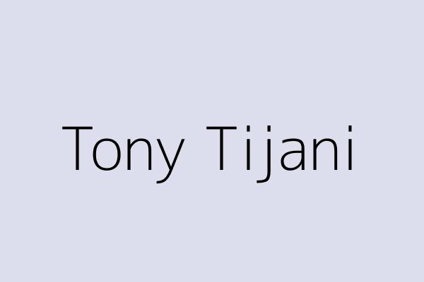 Tony Tijani